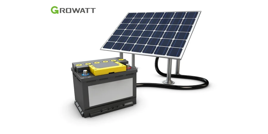 battery of solar panels