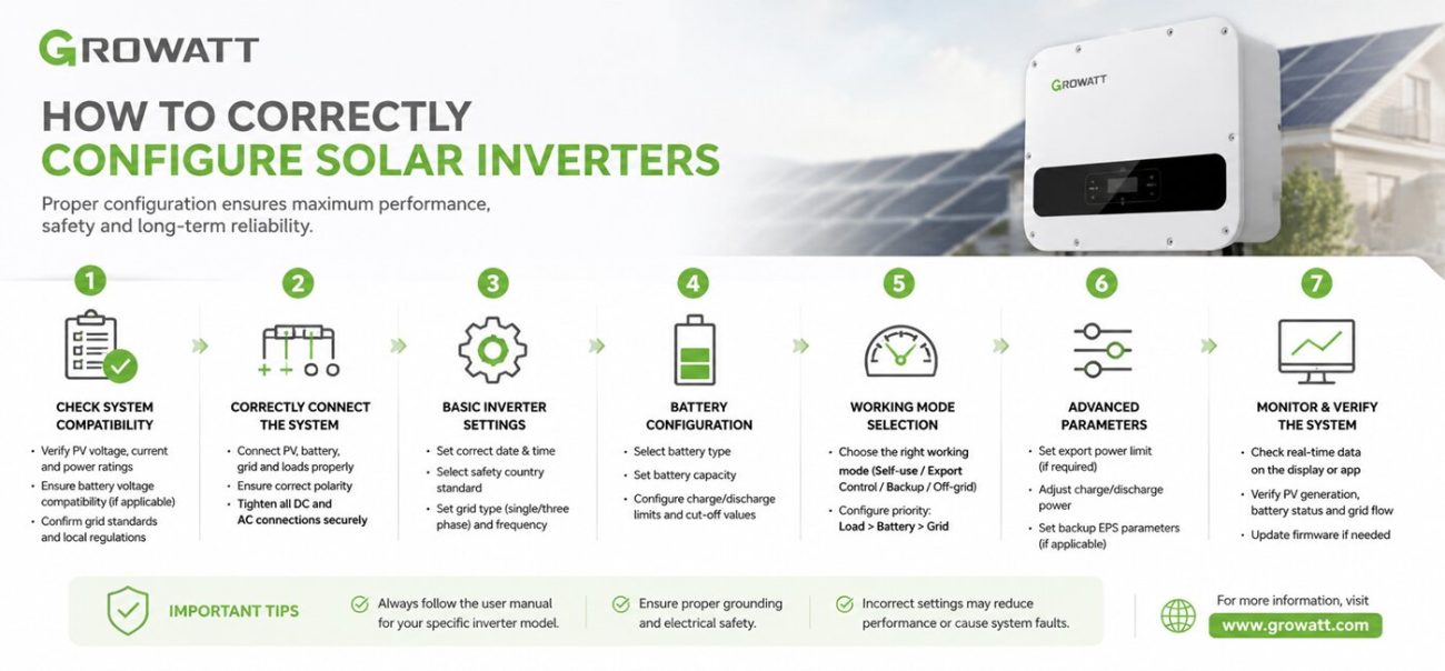 Solar Inverter Setting | Inverter Configuration Steps