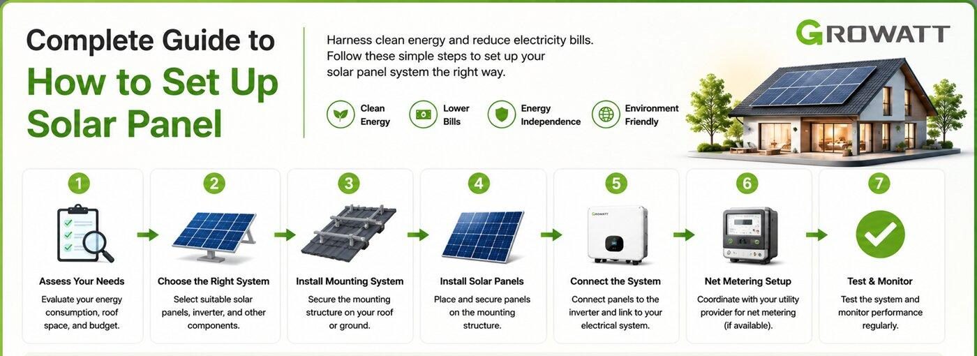 Complete Guide to how to set up solar panel