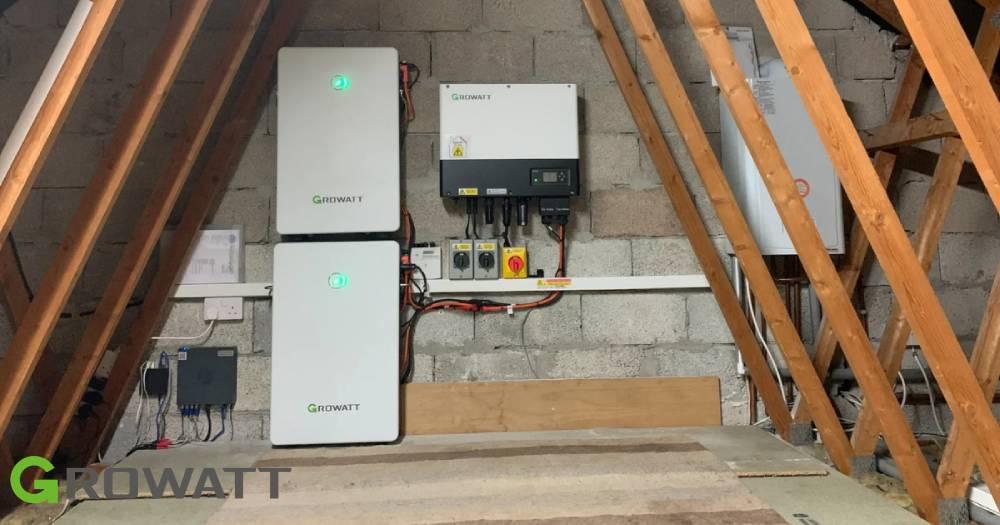 Solar Energy Storage Battery Installation