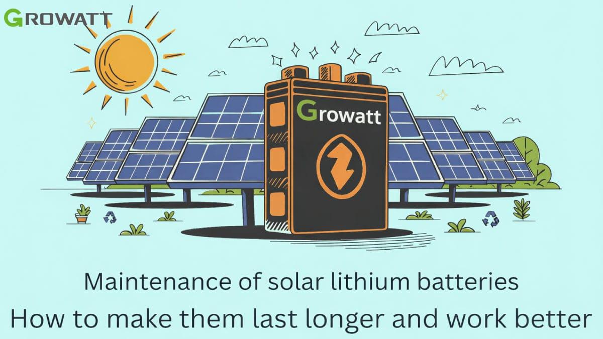 solar lithium battery maintenance