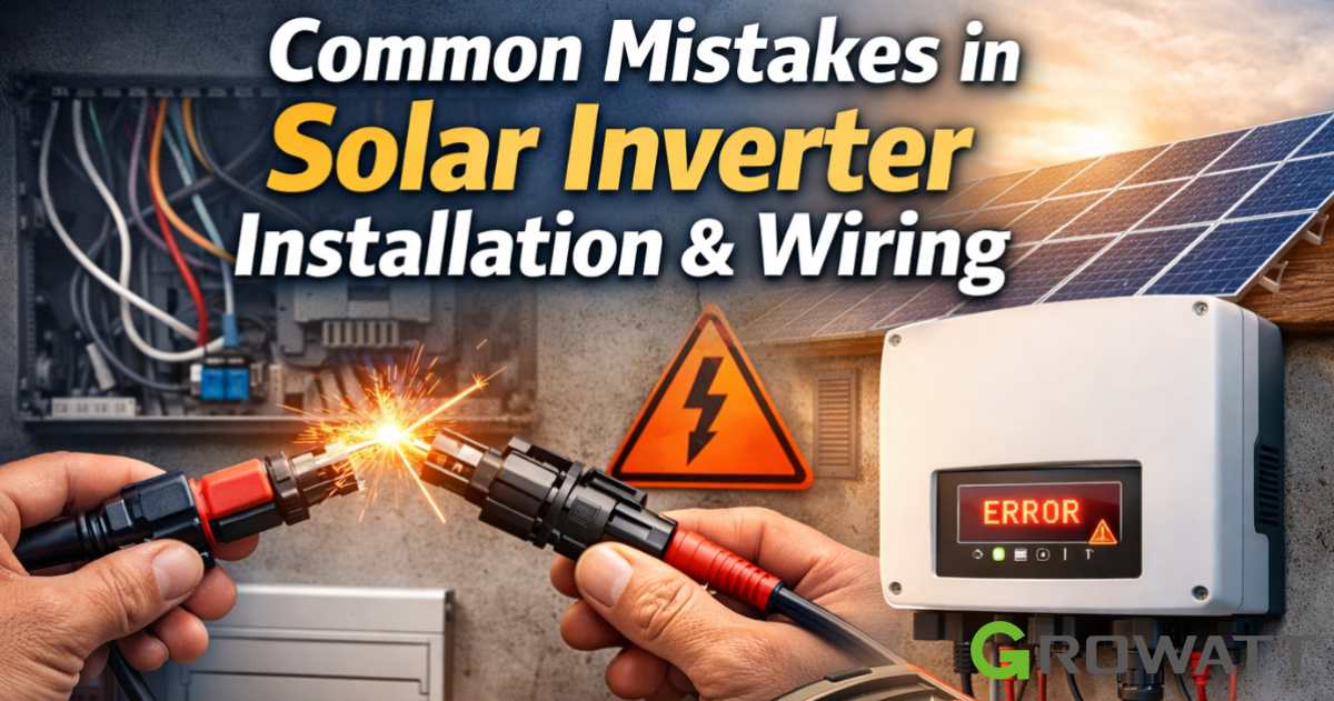 Common Mistakes in Solar Inverter Installation and Wiring