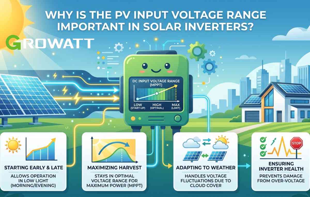 Why Is the PV Input Voltage Range Important in Solar Inverters?