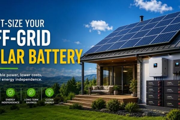 right size solar battery